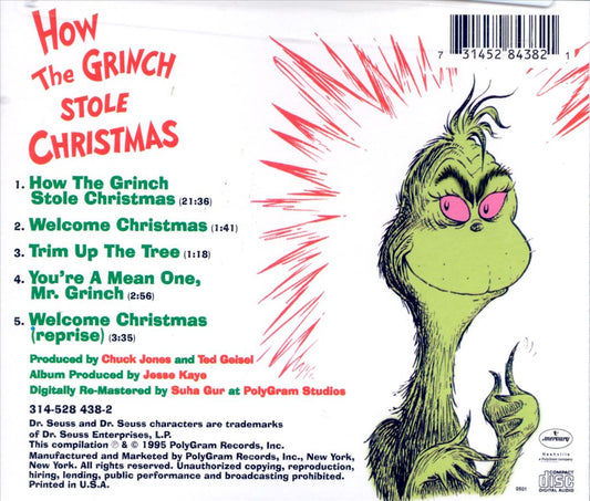 How the Grinch Stole Christmas [Original Soundtrack] cover art