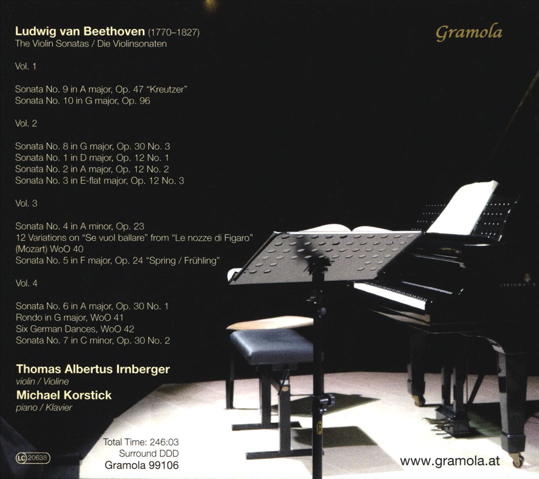 Ludwig van Beethoven: The Violin Sonatas cover art