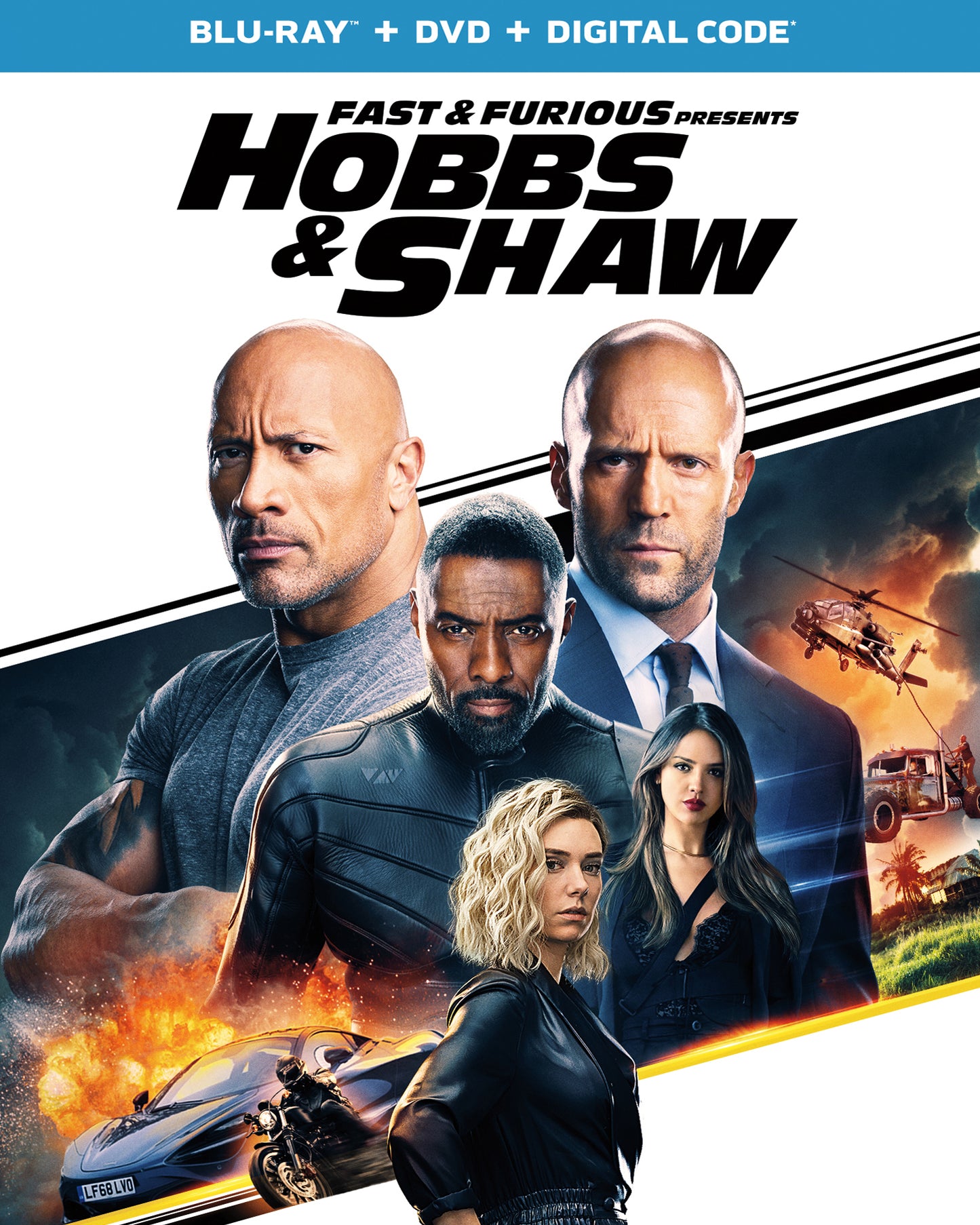 Fast & Furious Presents: Hobbs & Shaw [Includes Digital Copy] [Blu-ray/DVD] cover art
