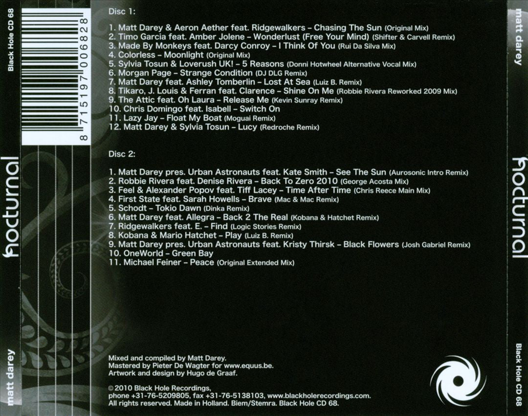 Nocturnal 2010 cover art