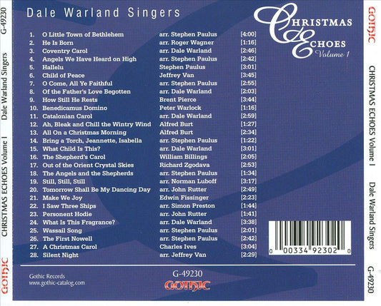 Christmas Echoes, Vol. 1 cover art