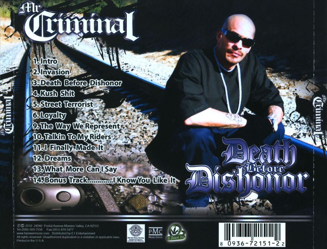 Death Before Dishonor cover art