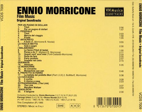 Morricone Film Music   cover art