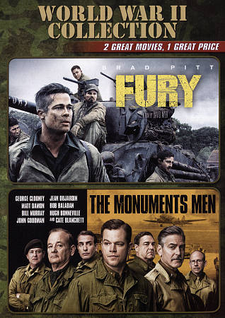World War II Collection: Fury/Monuments Men cover art