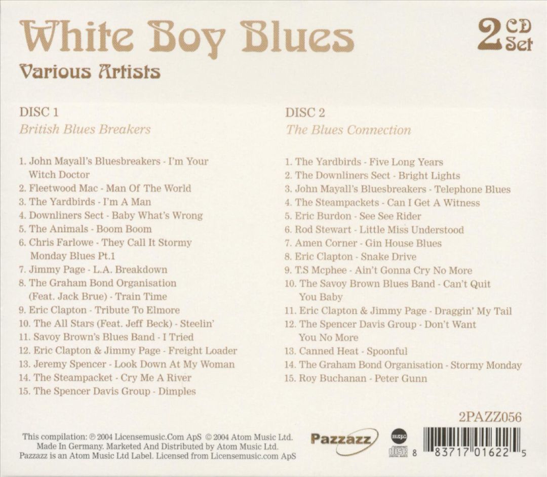 White Boy Blues [Pazzazz] cover art