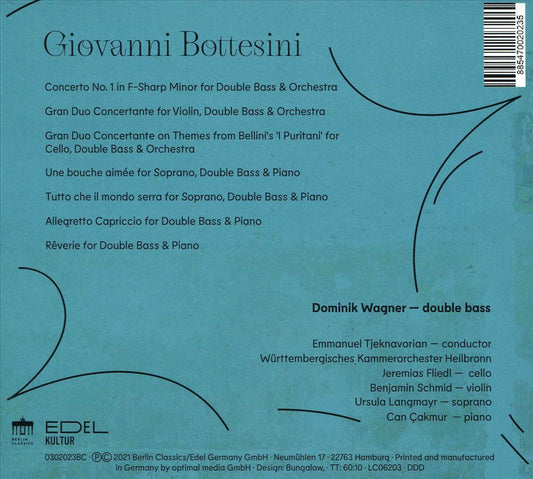 Giovanni Bottesini: Revolution of Bass cover art