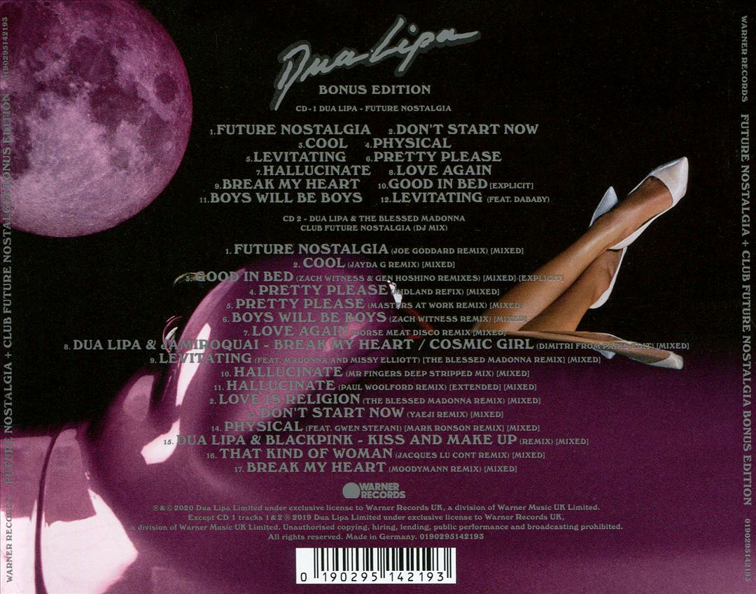 Future Nostalgia cover art