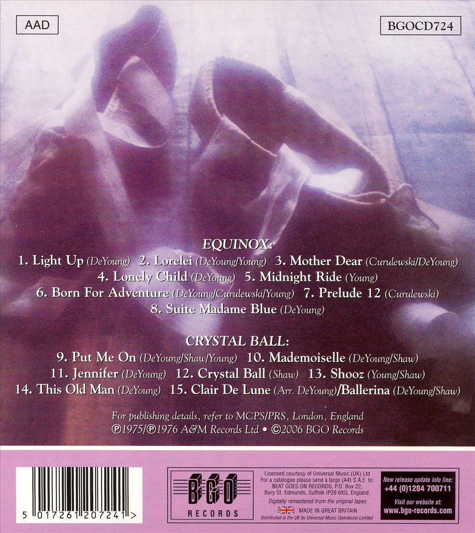 Equinox/Crystal Ball cover art