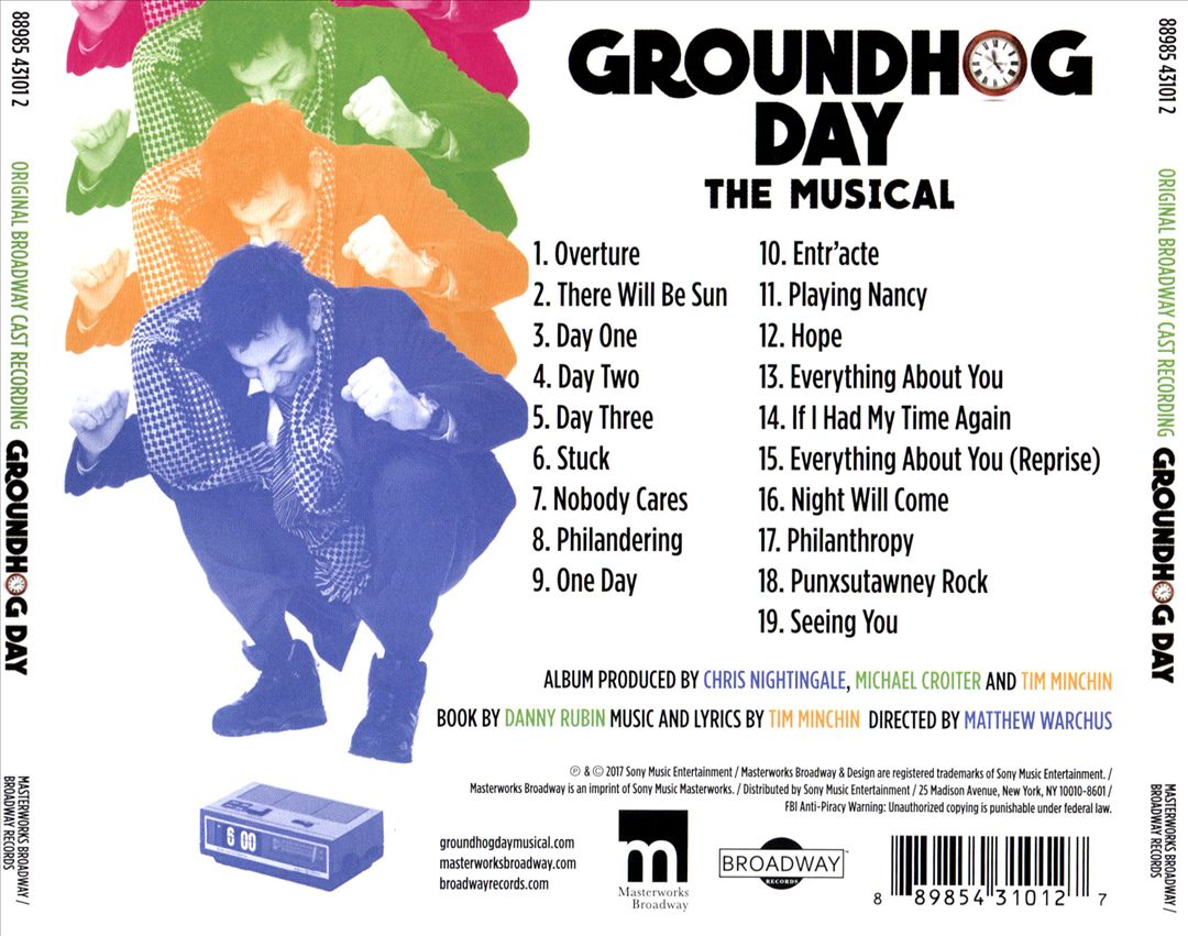 Groundhog Day: The Musical [Original Broadway Cast Recording] cover art