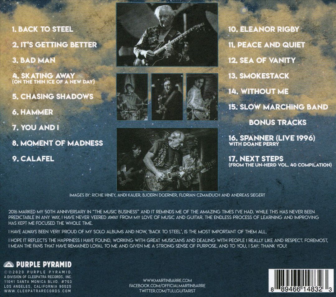 Back to Steel cover art