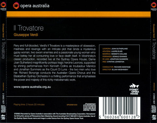 Verdi: Il Trovatore cover art