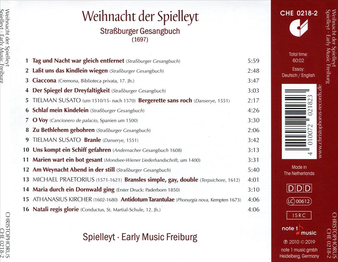 Weihnacht der Spielleyt: A Minstrel Christmas cover art
