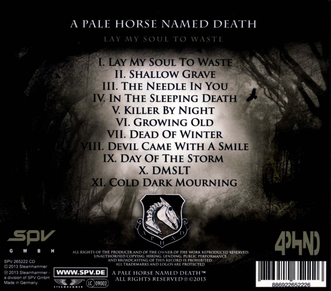 Lay My Soul to Waste cover art