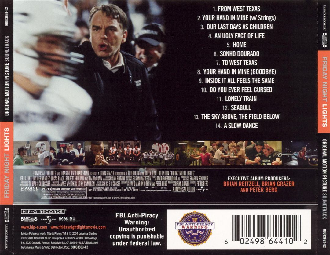 Friday Night Lights [Original Movie Soundtrack] cover art