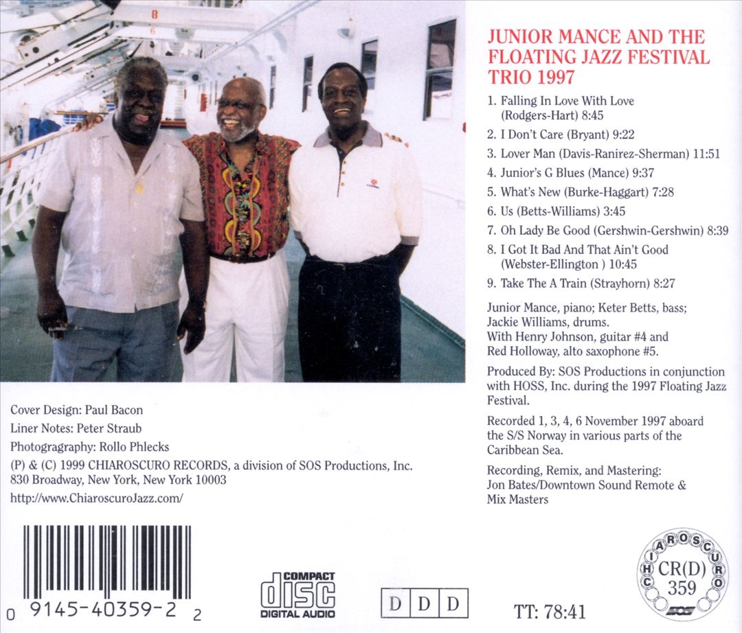 Floating Jazz Festival Trio 1997 cover art