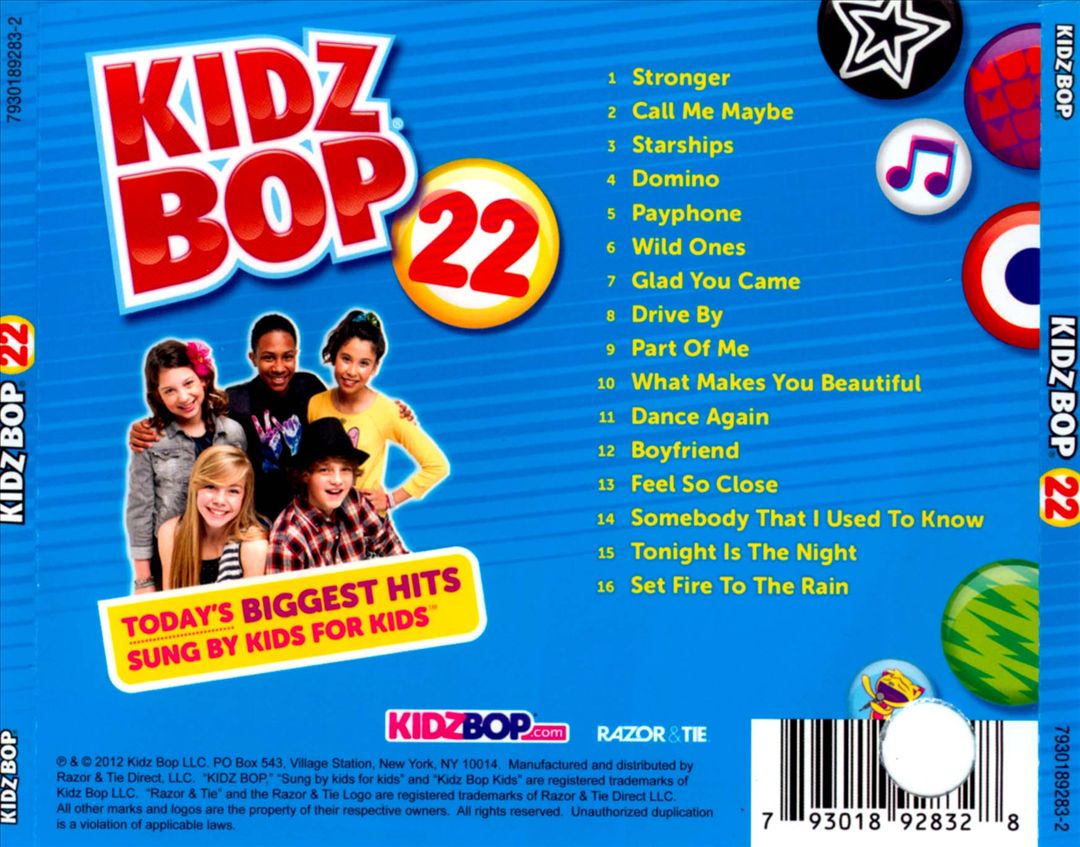 Kidz Bop 22 cover art