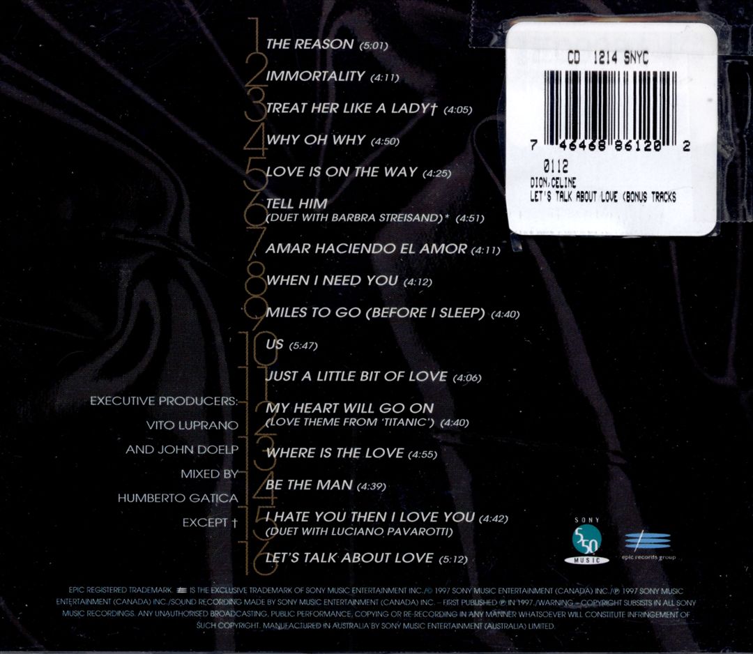 Let's Talk About Love cover art