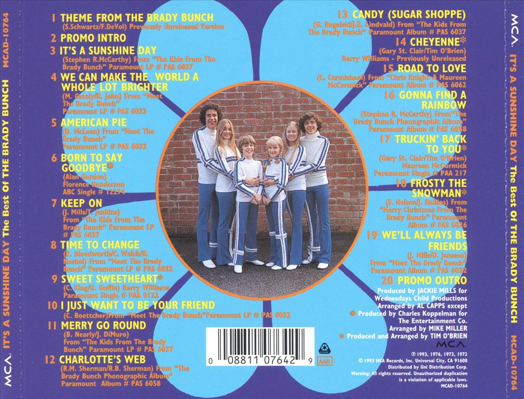 It's a Sunshine Day: The Best of the Brady Bunch cover art