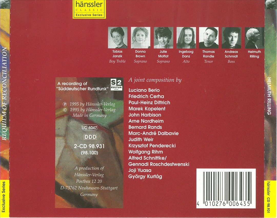 Requiem of Reconciliation cover art