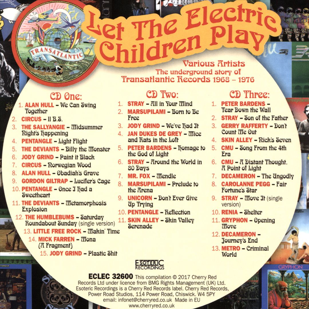 Let the Electric Children Play: The Underground Story of Transatlantic Records cover art