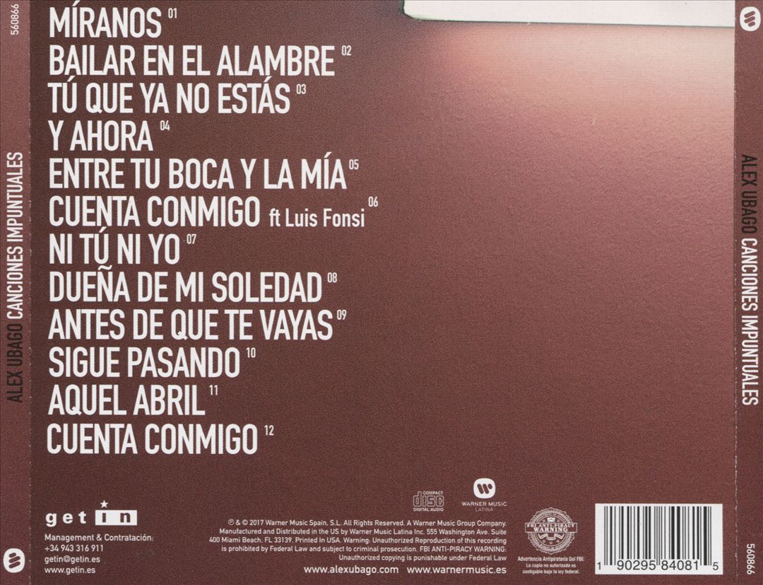 Canciones Impuntuales cover art