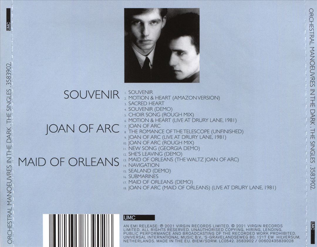 Architecture & Morality: The Singles – 40th Anniversary cover art