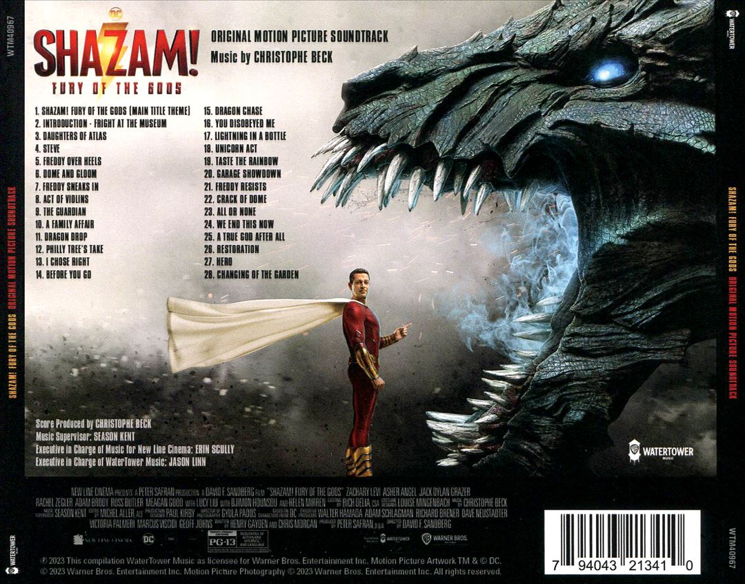 Shazam! Fury of the Gods [Original Motion Picture Soundtrack] cover art