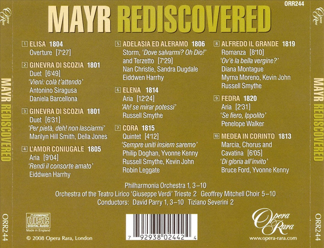 Mayr Rediscovered cover art