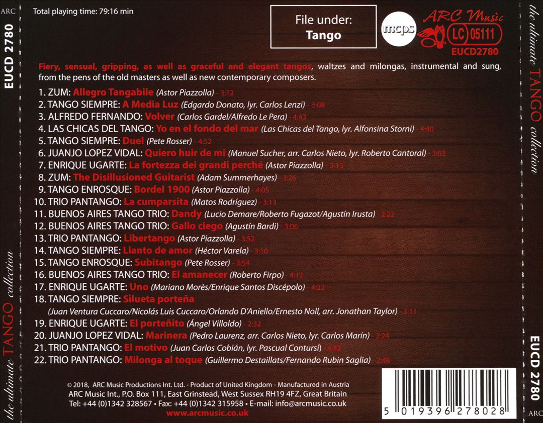 Ultimate Tango Collection cover art