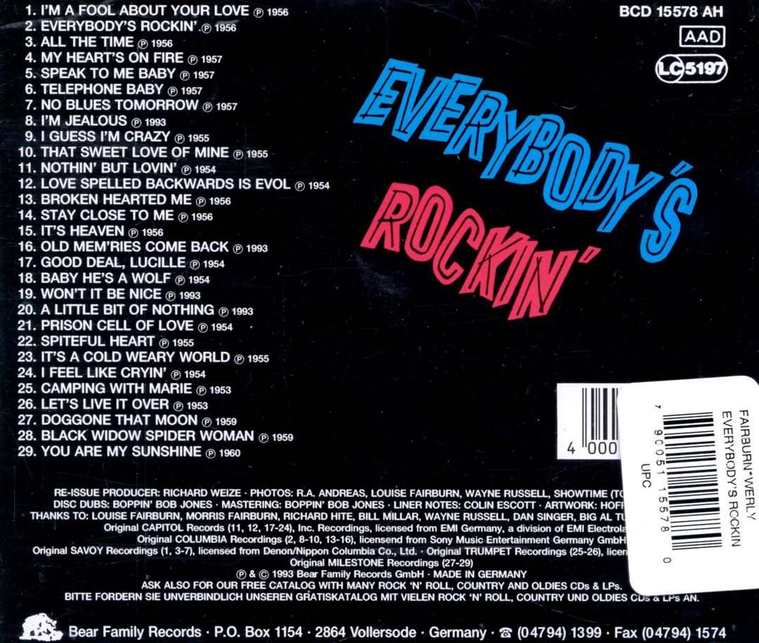 Everybody's Rockin' cover art