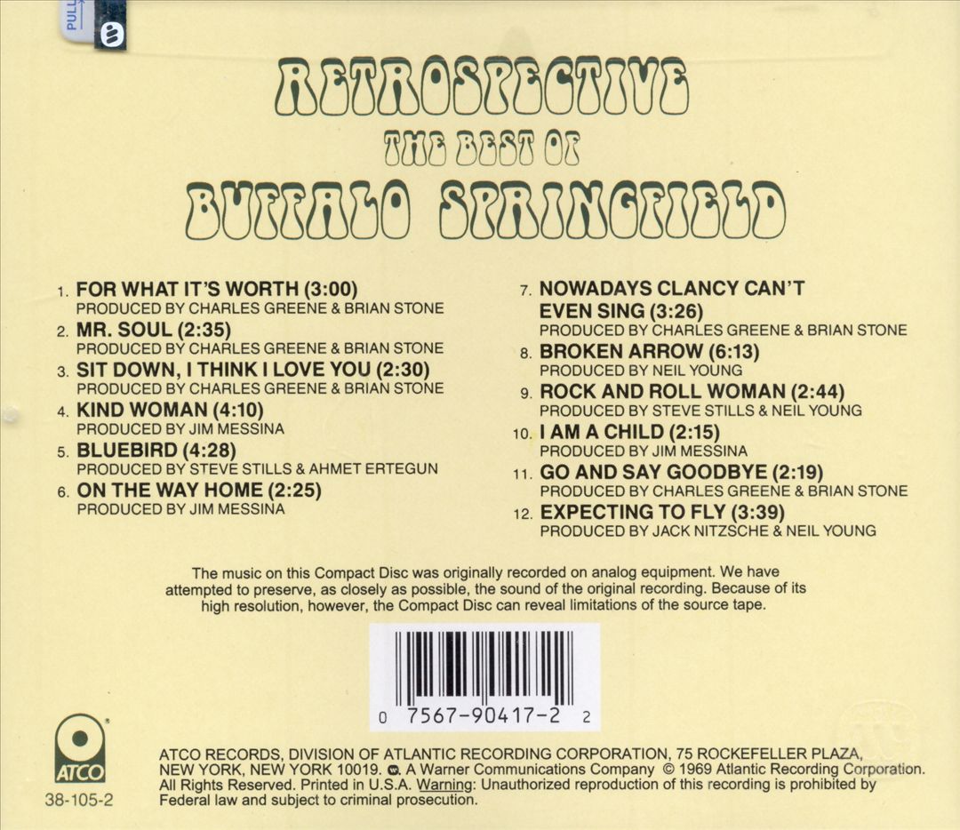 Retrospective: The Best of Buffalo Springfield cover art
