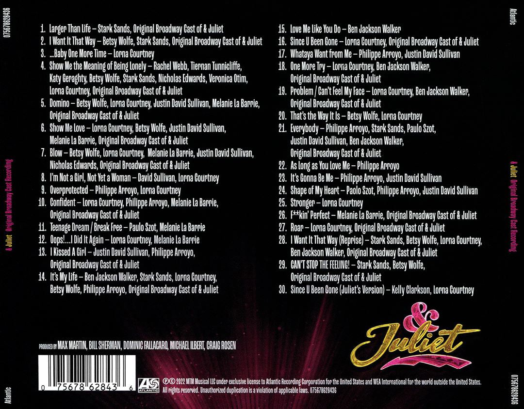 & Juliet [Original Broadway Cast] cover art