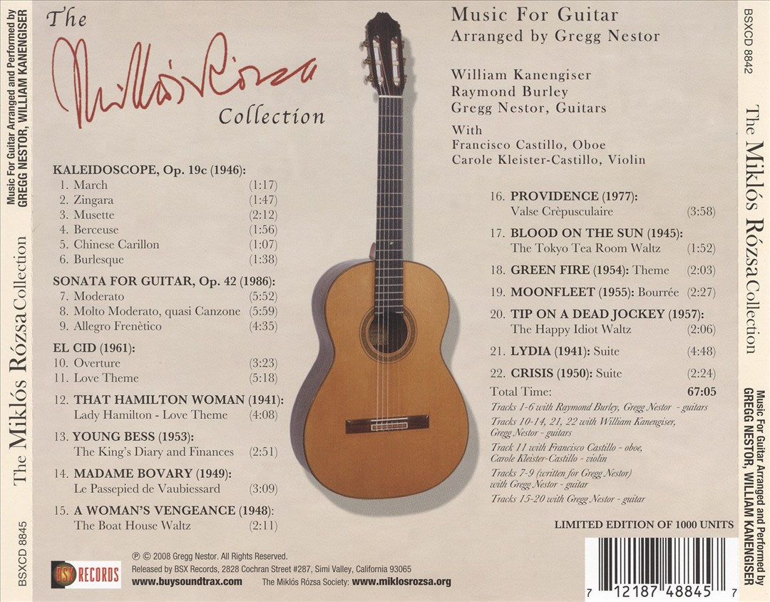 Miklós Rózsa Collection cover art