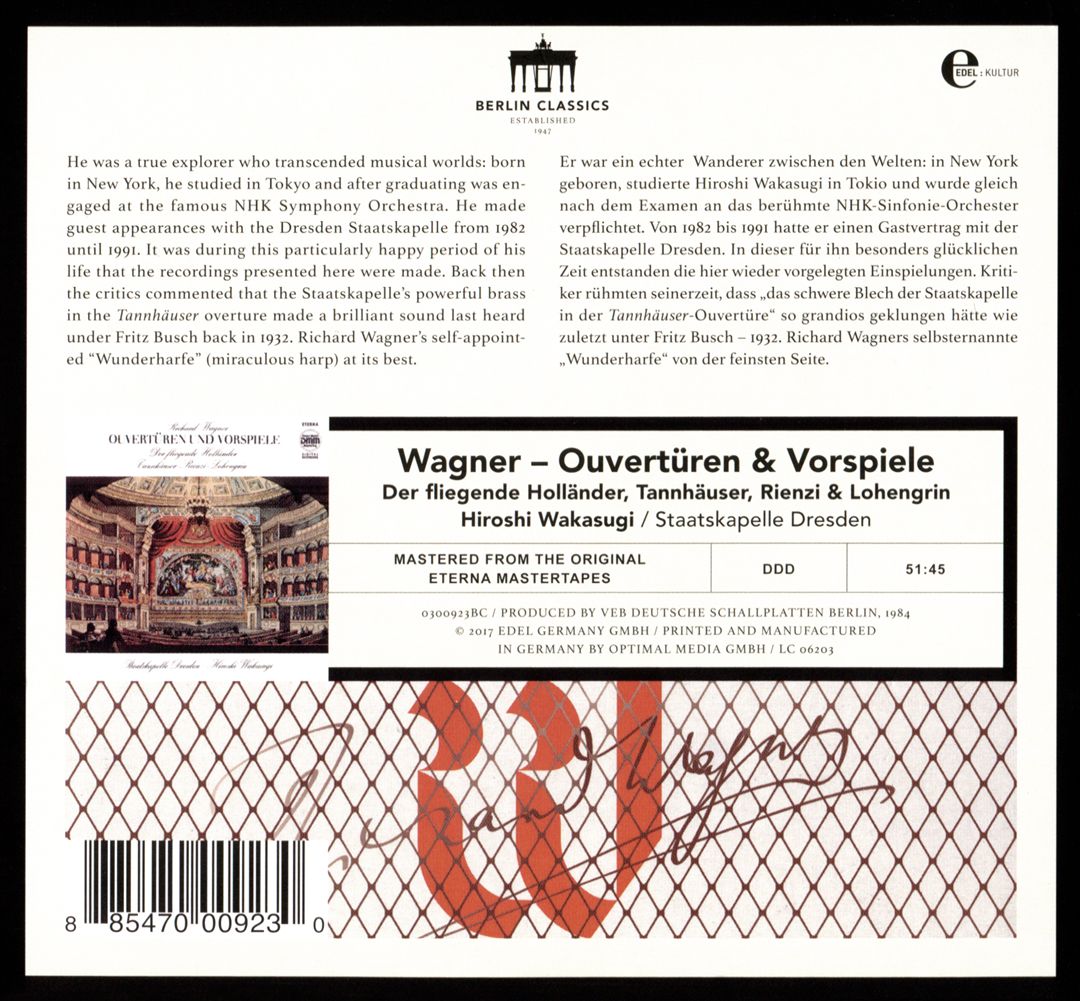 Wagner: Ouvertüren & Vorspiele cover art