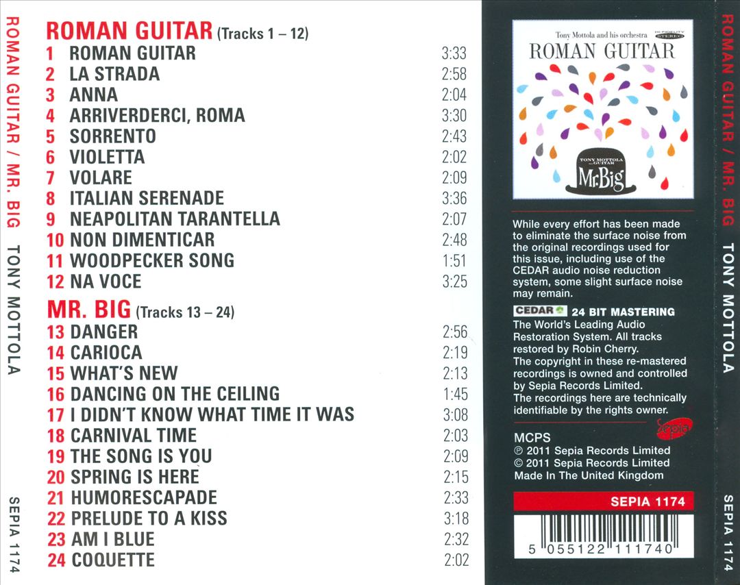 Roman Guitar/Mr. Big cover art
