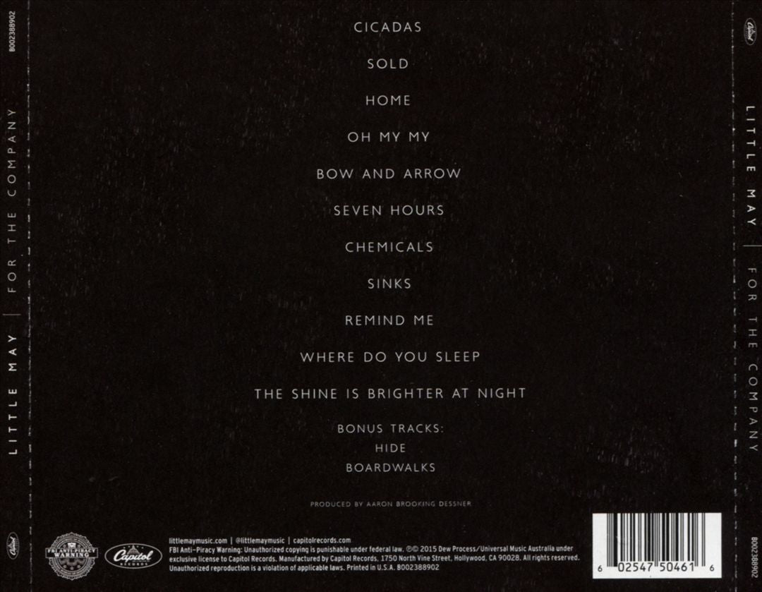 For the Company cover art