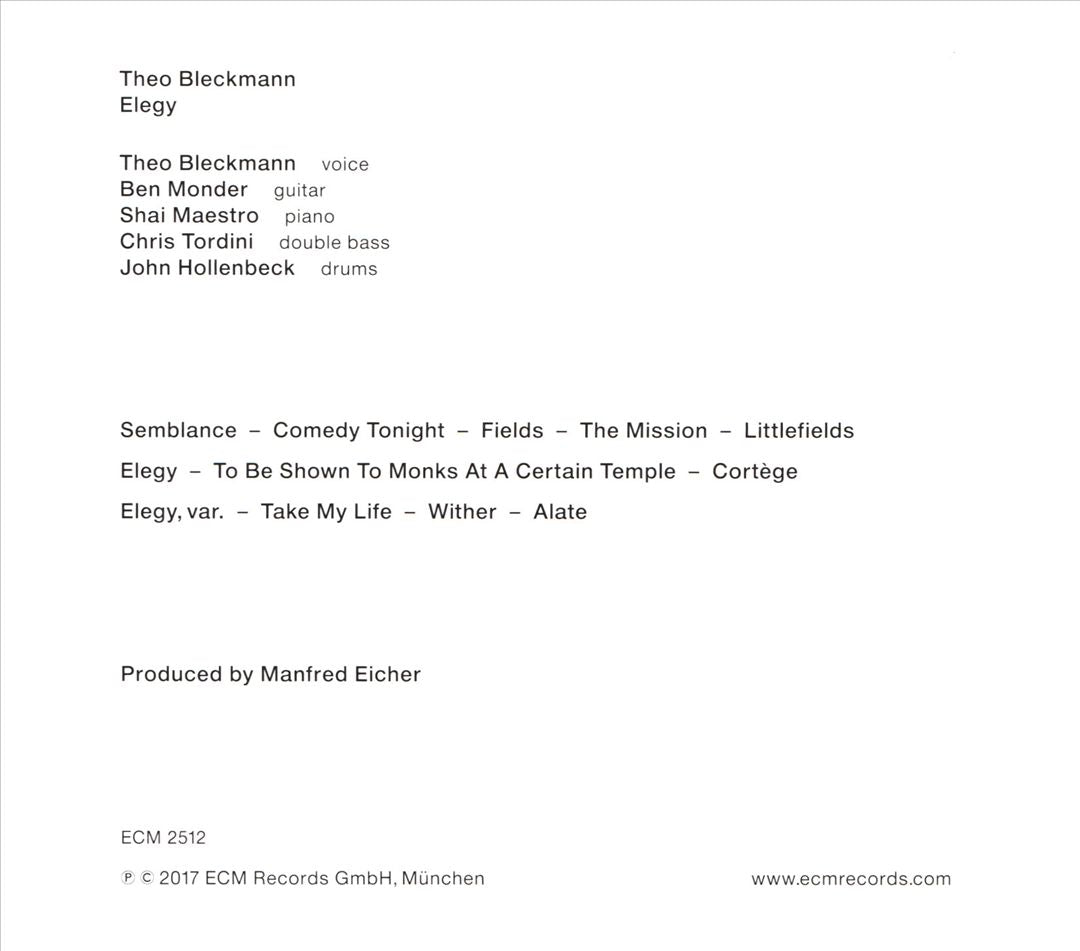 Elegy cover art