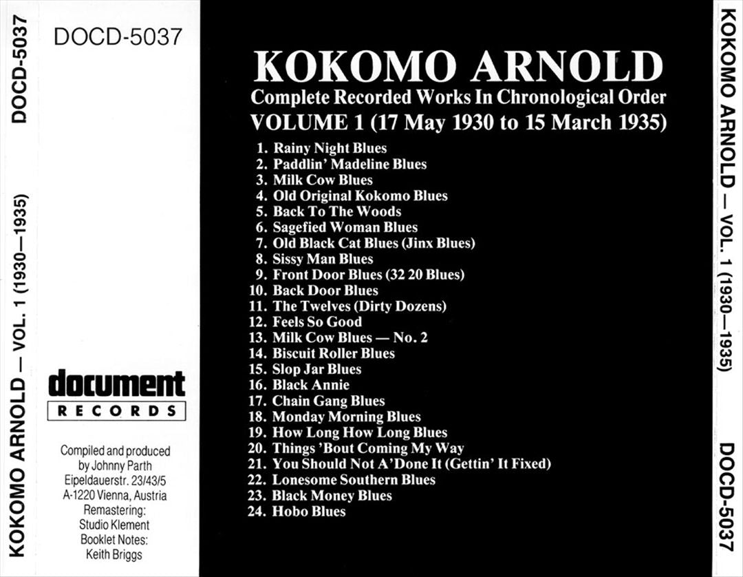 Complete Recorded Works, Vol. 1 (1930-1935) cover art