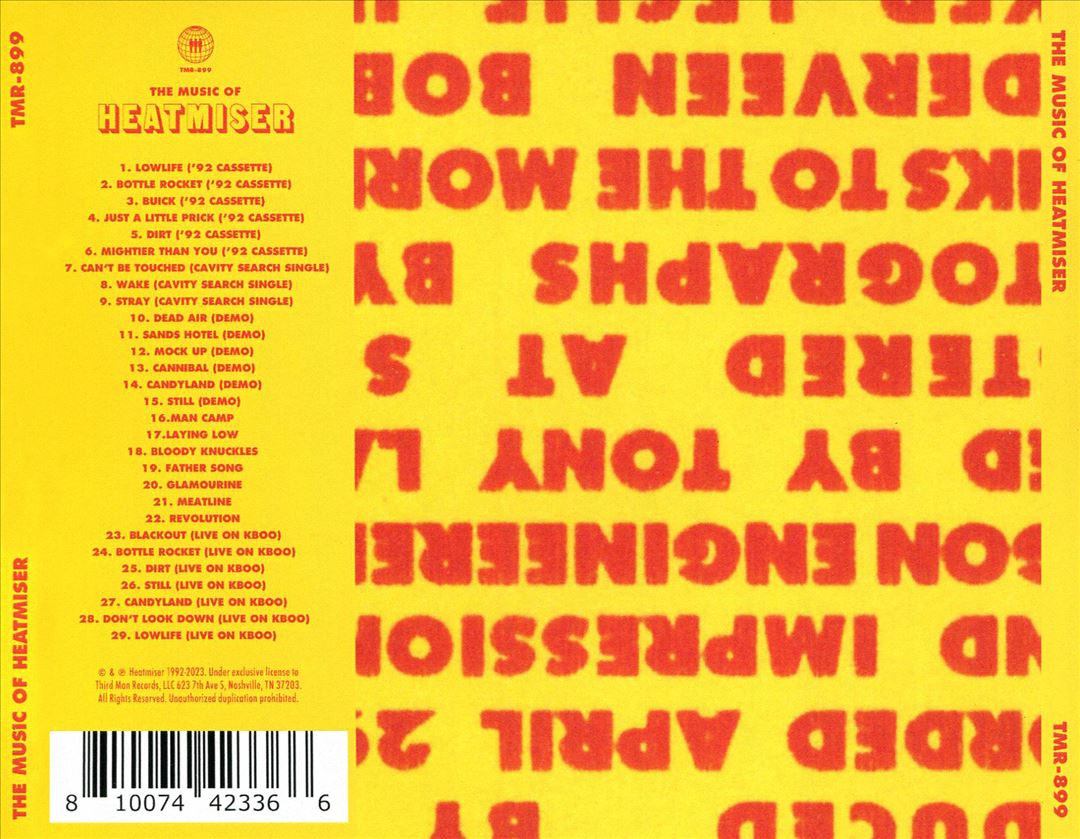 Music of Heatmiser cover art