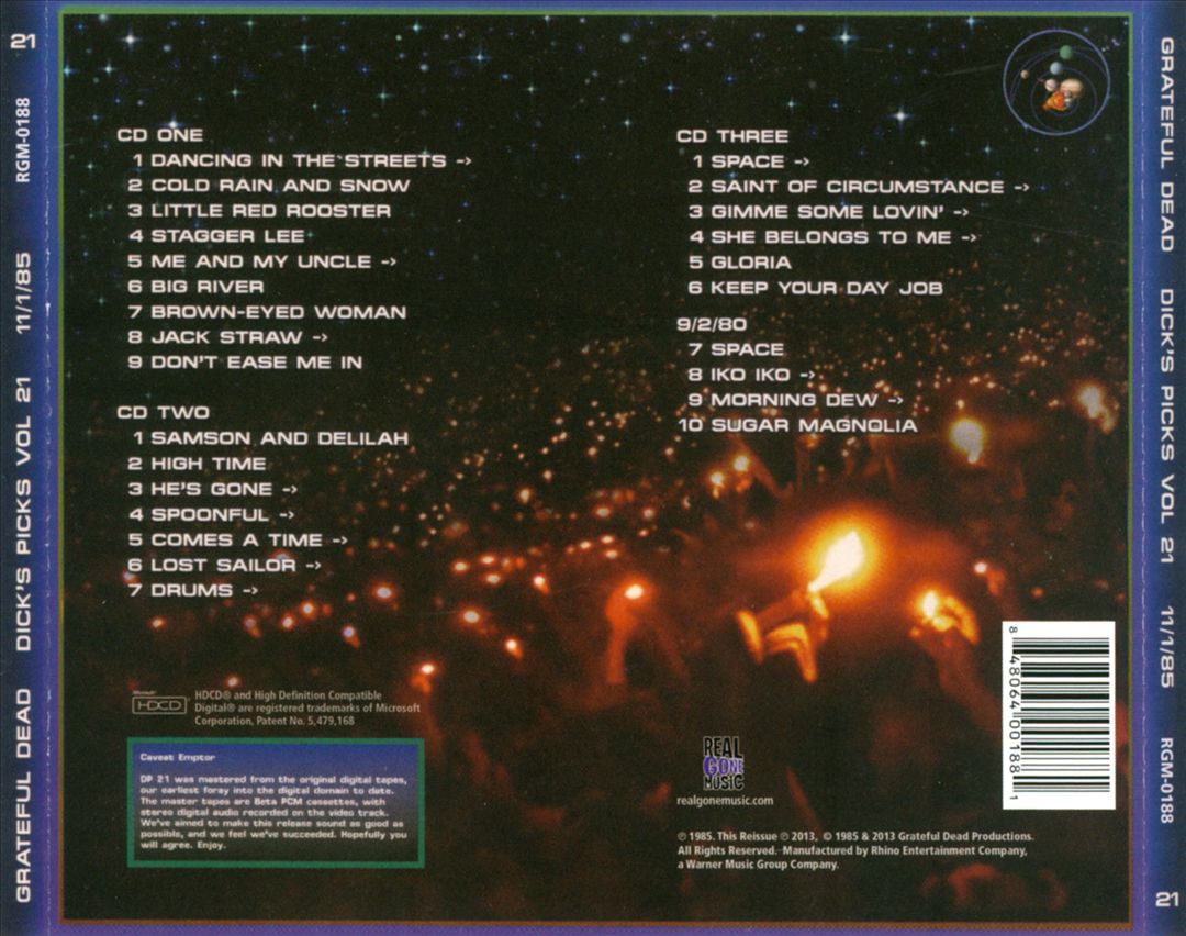 Dick's Picks, Vol. 21: Live at Richmond Coliseum, Richmond, VA cover art