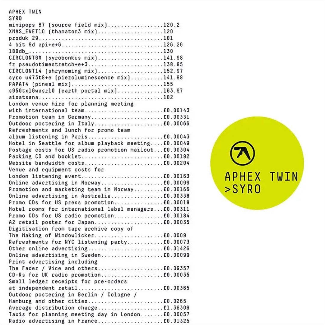 Syro [LP] cover art