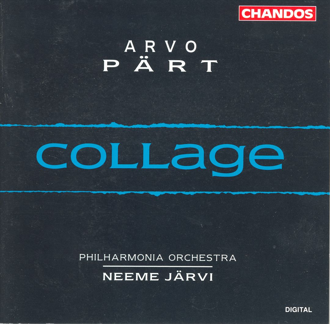 Arvo Pärt: Collage cover art
