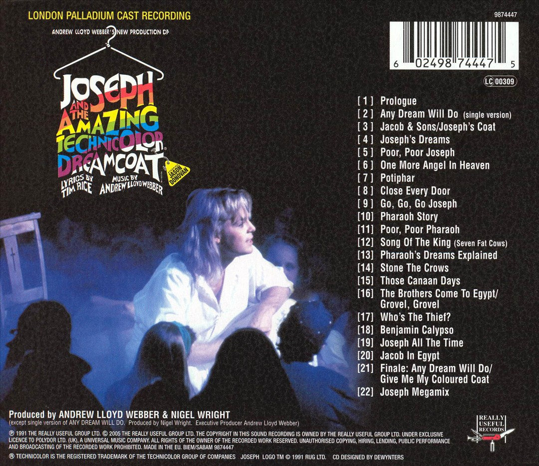 Joseph and the Amazing Technicolor Dreamcoat [London Palladium Cast Recording] cover art