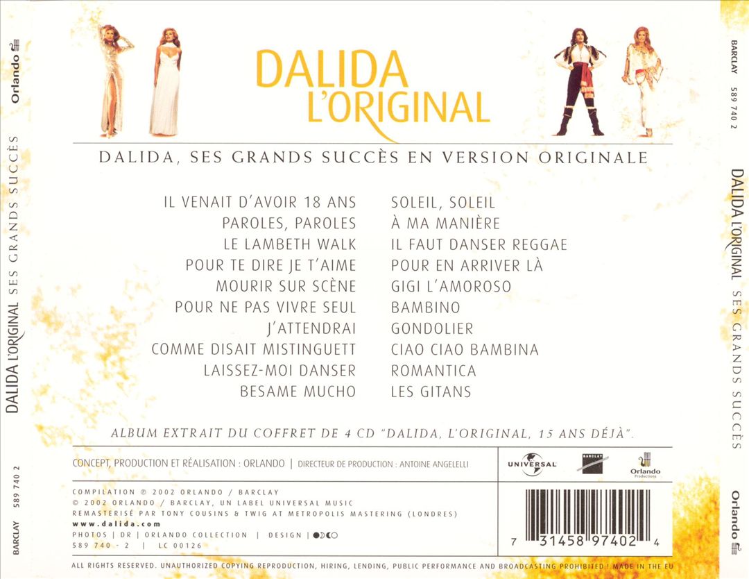 Original Ses Grands Succès cover art