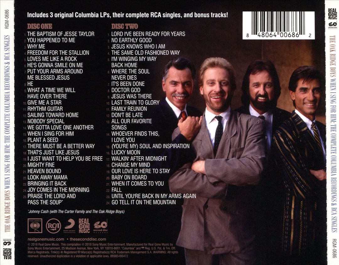 When I Sing for Him: The Complete Columbia Recordings & RCA Singles cover art