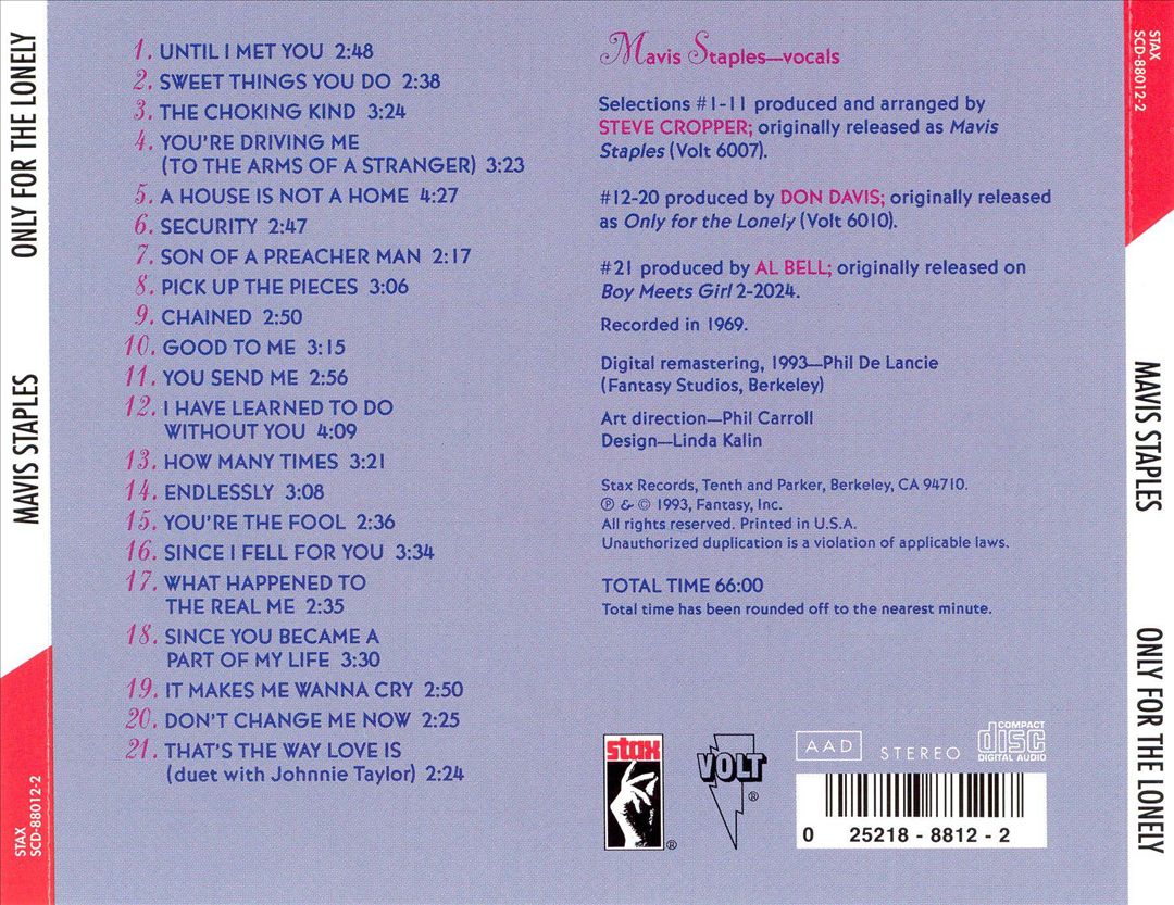 Only for the Lonely [Compilation] cover art