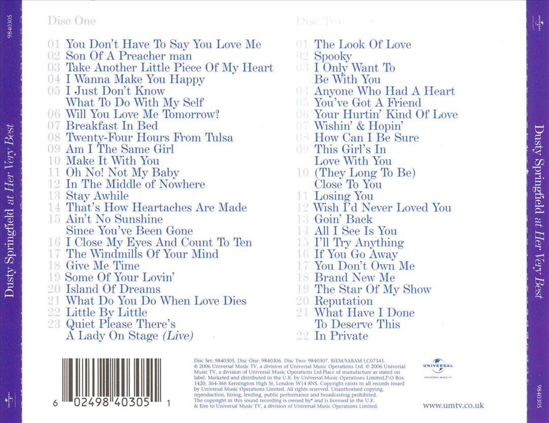 At Her Very Best cover art