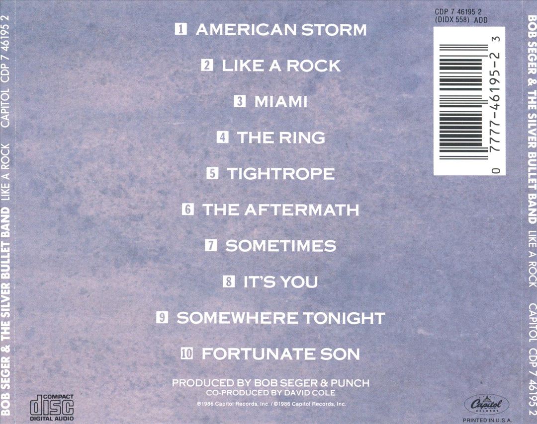Like a Rock cover art