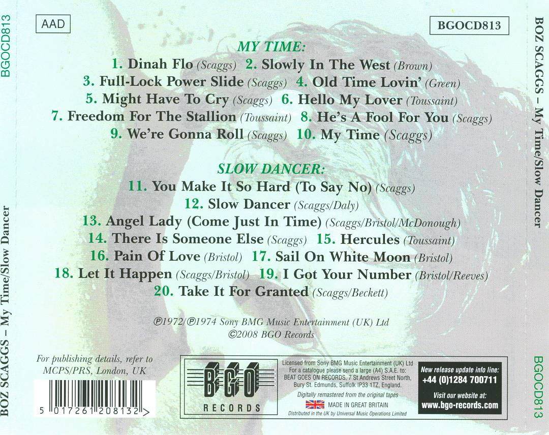 My Time/Slow Dancer cover art