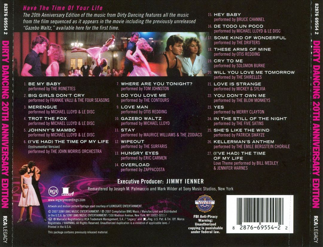 Dirty Dancing [20th Anniversary Edition] cover art